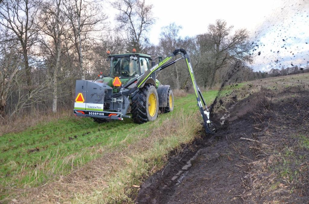 Greentec Scorpion 530-6 Plus Reach Mower – Rear Mounted - DTE Equipment