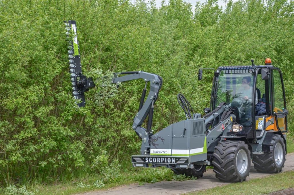 Greentec Scorpion 330-4 S Basic Reach Mower – Front Mounted - DTE Equipment